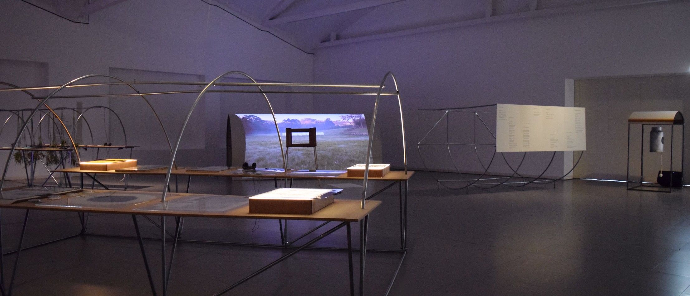 vista de la exposición de Virginia Lopez en LABoral centro de Arte. 2022